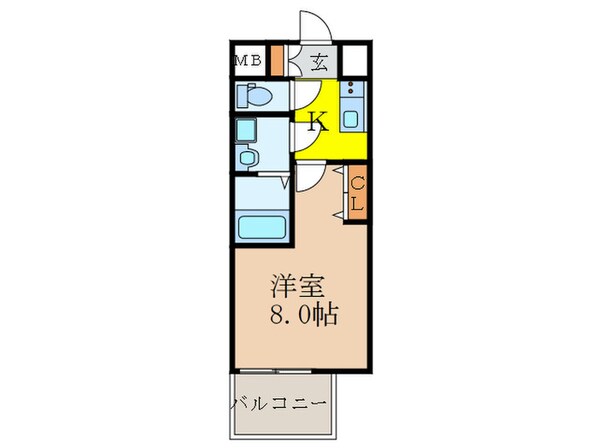 S-RESIDENCE新大阪WESTの物件間取画像